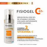 Sérum Lipossomal Fisiogel Antioxidante & Pró-Colágeno Caixa -30ml