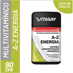 Vitasay Suplemento Alimentar A-Z Energia - 90 comprimidos