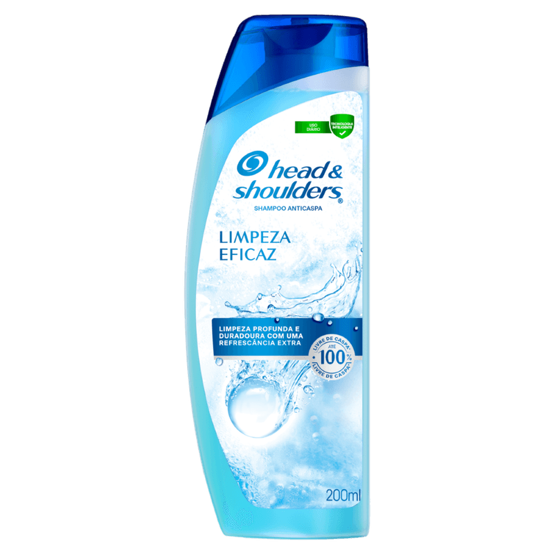 Shampoo Anticaspa Head & Shoulders Limpeza Eficaz - 200ml