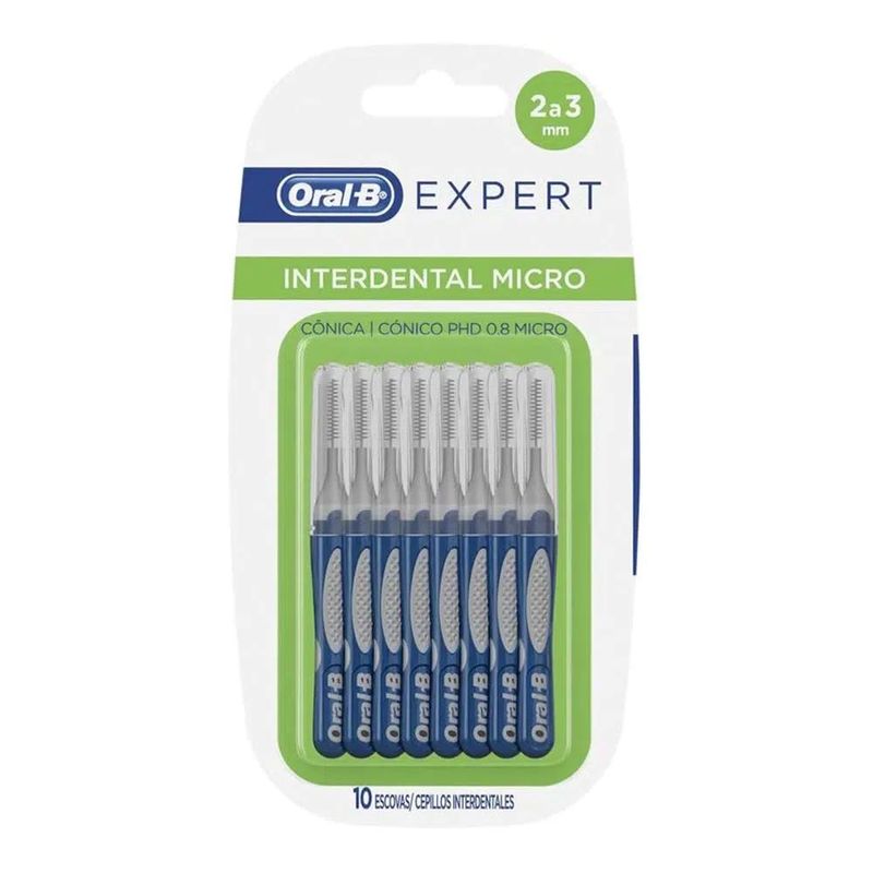 Escova Dental Oral B Expert Interdental Micro 2 a 3mm - 10 unidades