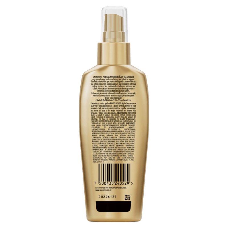 Queratina Pantene Preenche & Blinda Spray - 160ml