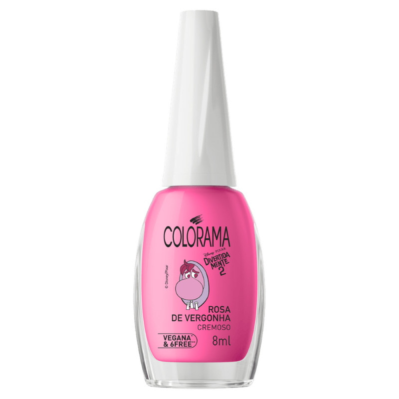 Esmalte Cremoso Rosa de Vergonha Divertida Mente 2 Colorama - 8ml