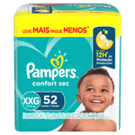 Fralda Pampers Confort Sec XXG - 52 unidades