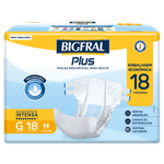 FRALDA GERIÁTRICA BIGFRAL PLUS REGULAR G C/18
