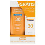 Kit Protetor Solar Corporal Cenoura & Bronze FPS30 200ml e Protetor Facial FPS30 50g