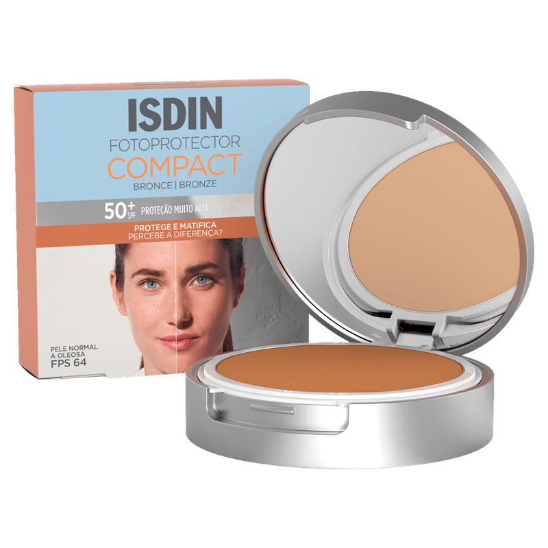 Fotoprotetor Isdin Compacto Bronze Fps50 + 10G - Isdin