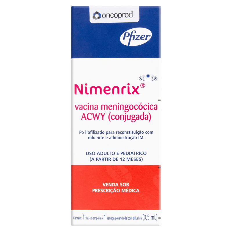 Nimenrix Cx Com 1 Ampolas + Pó Sol + 1 Seringa Dil 0,5Ml