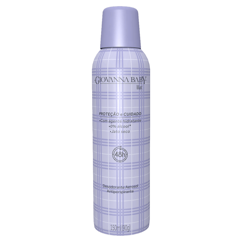 Desodorante Giovanna Baby Aerosol Lilac 150Ml - Giovanna Baby
