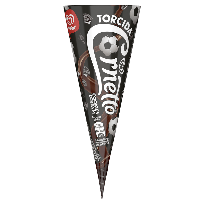 KIBON CORNETTO SORV FUTEBOL 90ML