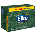 Lenço de Papel Folha Dupla Elite - 150 Unidades