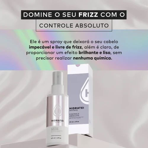 Leave-in Spray Hidratei Controle Absoluto Antifrizz - 60ml