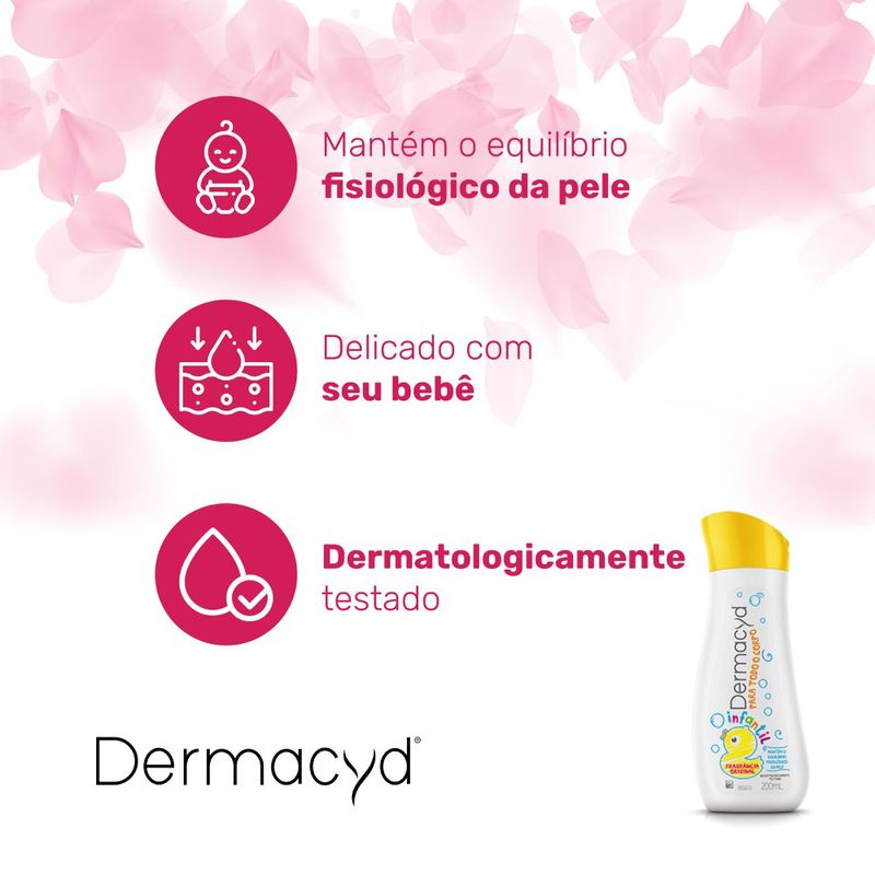 Kit Sabonete 200ml + Sabonete 100ml Infantil Líquido Dermacyd ...