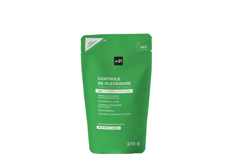 Gel de Limpeza N21 Controle de Oleosidade Refil - 270g