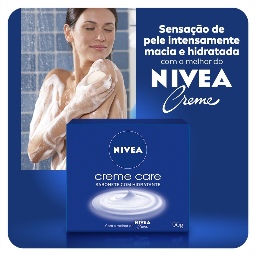 Sabonete em Barra Creme Care 6x90g Hidratante Nivea - FARMALIFE