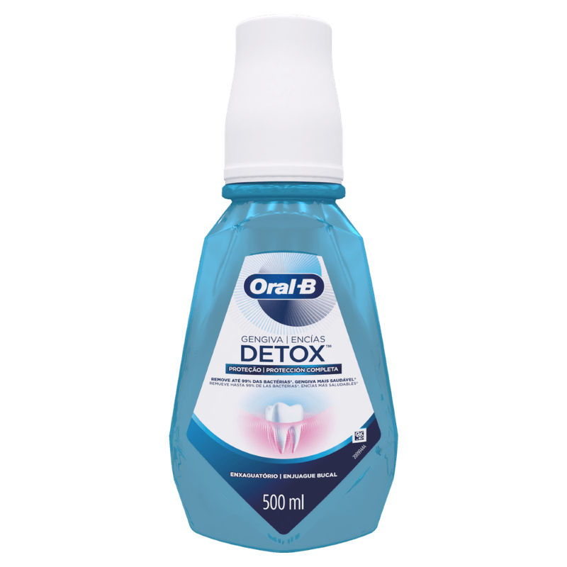 Enxaguante Bucal Oral-B Gengiva Detox - 500ml