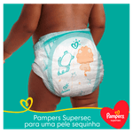 Fralda Descartável Infantil Pampers Supersec M - 90 Unidades