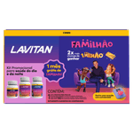 Kit Lavitan Familhão A-Z + Mulher + A-Z Original 60 Comprimidos (cada) + Melatonina Maracujá 30 Comprimidos Mastigáveis