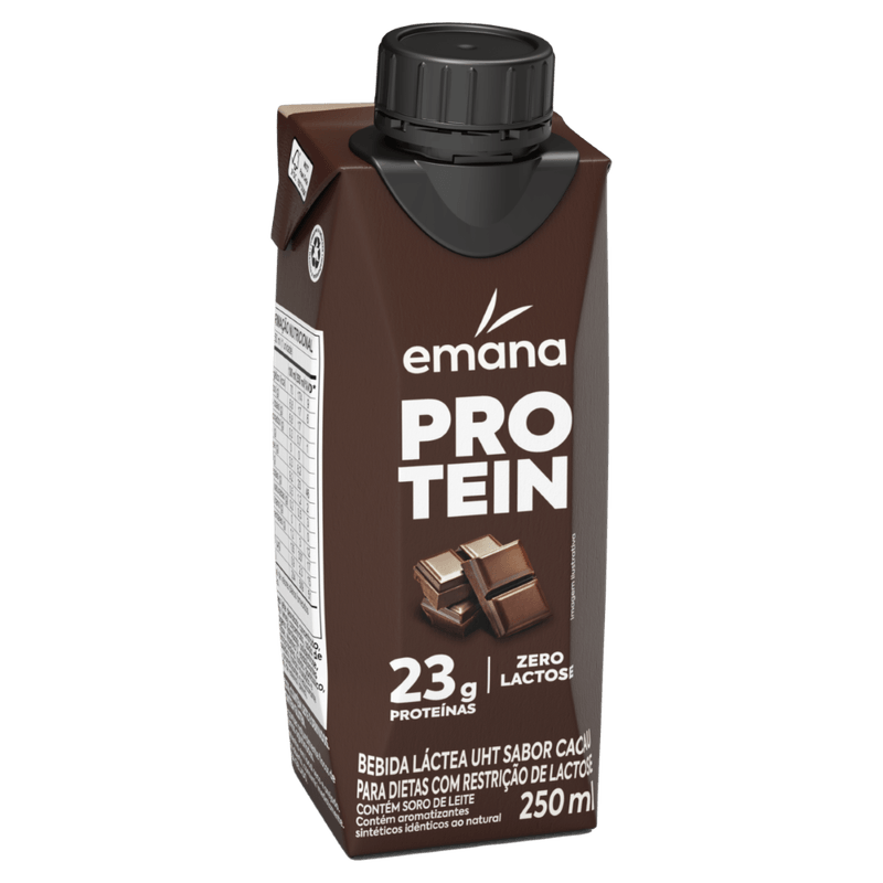 Bebida Láctea Emana Protein Zero Lactose Cacau - 250ml