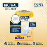 Fralda Bigfral Derma Plus XG - 7 Unidades