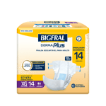 Fralda Bigfral Derma Plus Econômica Xg - 14 Unidades