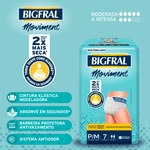 Roupa Íntima Bigfral Moviment P/M Unissex - 7 unidades