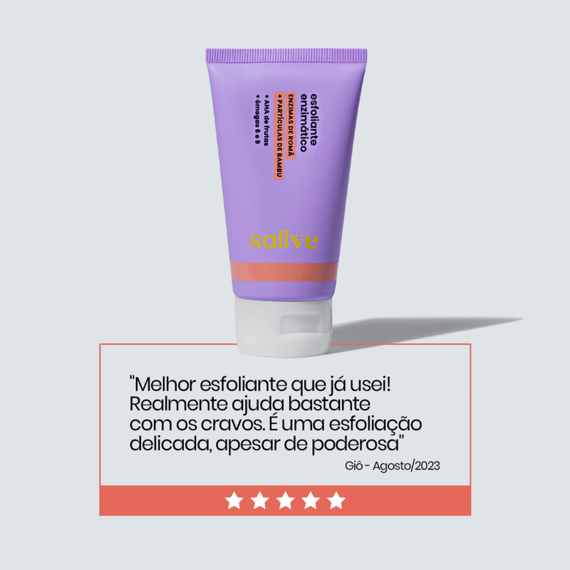 Esfoliante Facial Ezimático Sallve - 70g