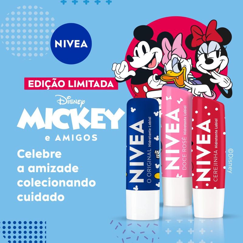 Hidratante Labial Cerejinha Cereja Shine Mickey e Amigos Minnie