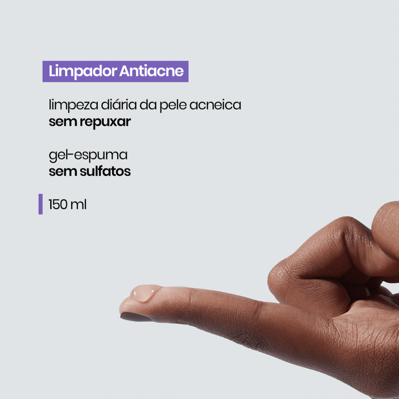 Gel Limpador Facial Antiacne Sallve - 150ml