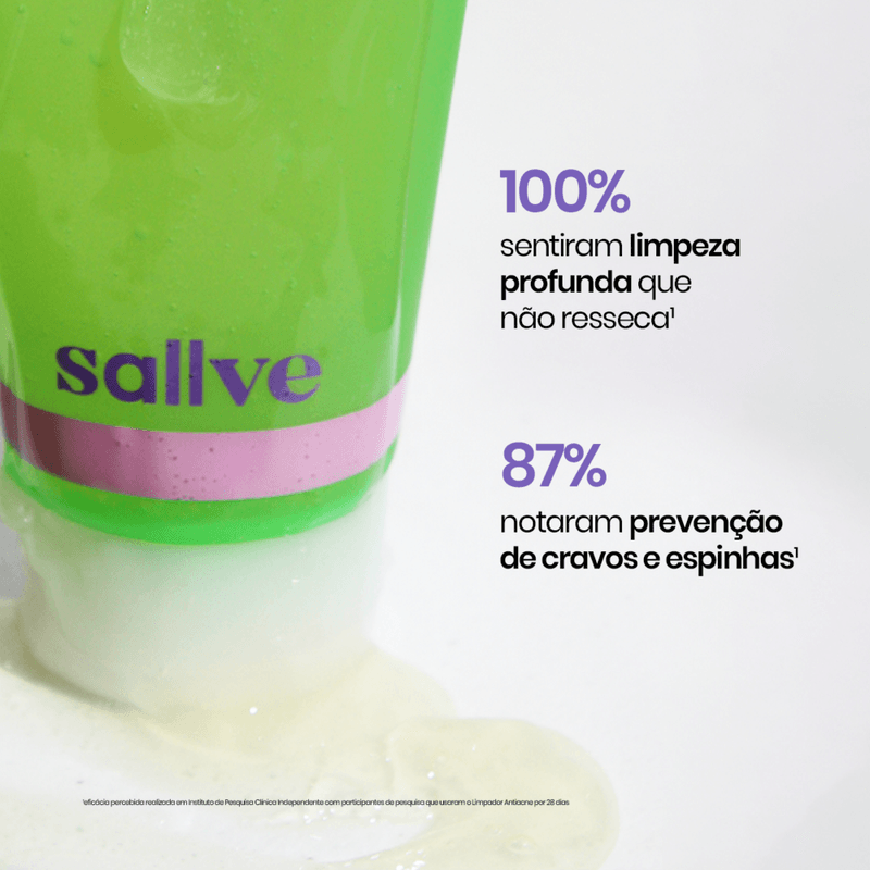 Gel Limpador Facial Antiacne Sallve - 150ml