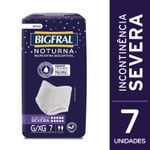 Roupa Íntima Descartável Unissex Bigfral Noturna G/XG -  7 Unidades