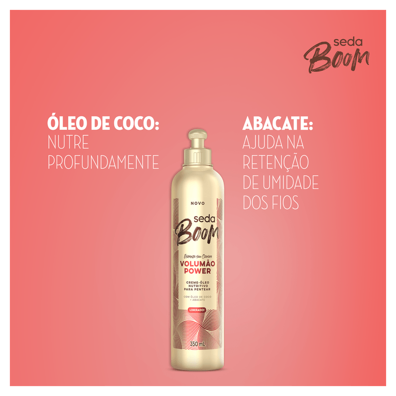 Creme-para-Pentear-Seda-Boom-Volumao-Power-Frasco-350ml
