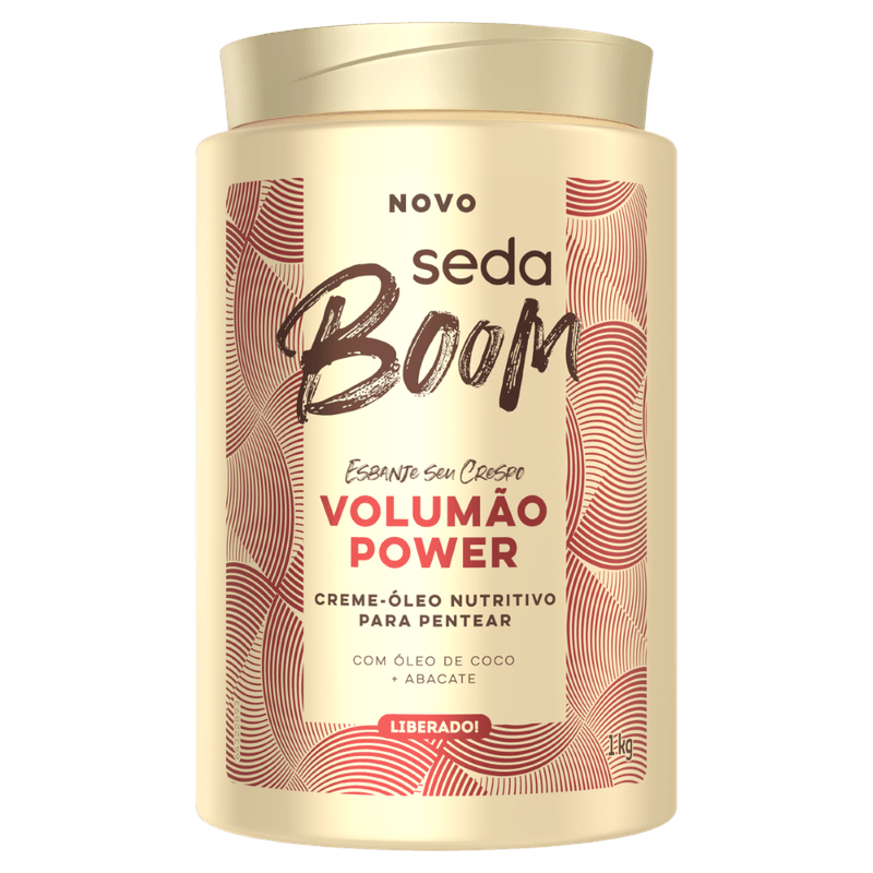 Creme-para-Pentear-Seda-Boom-Volumao-Power-Pote-1kg