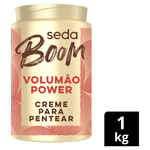 Creme-para-Pentear-Seda-Boom-Volumao-Power-Pote-1kg