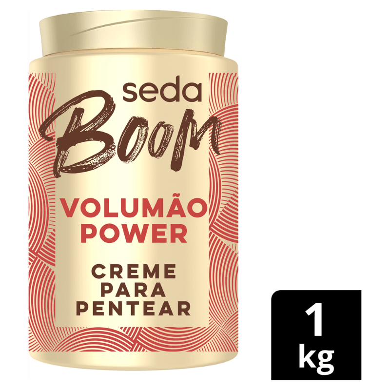 Creme-para-Pentear-Seda-Boom-Volumao-Power-Pote-1kg