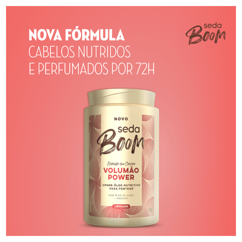 Creme-para-Pentear-Seda-Boom-Volumao-Power-Pote-1kg