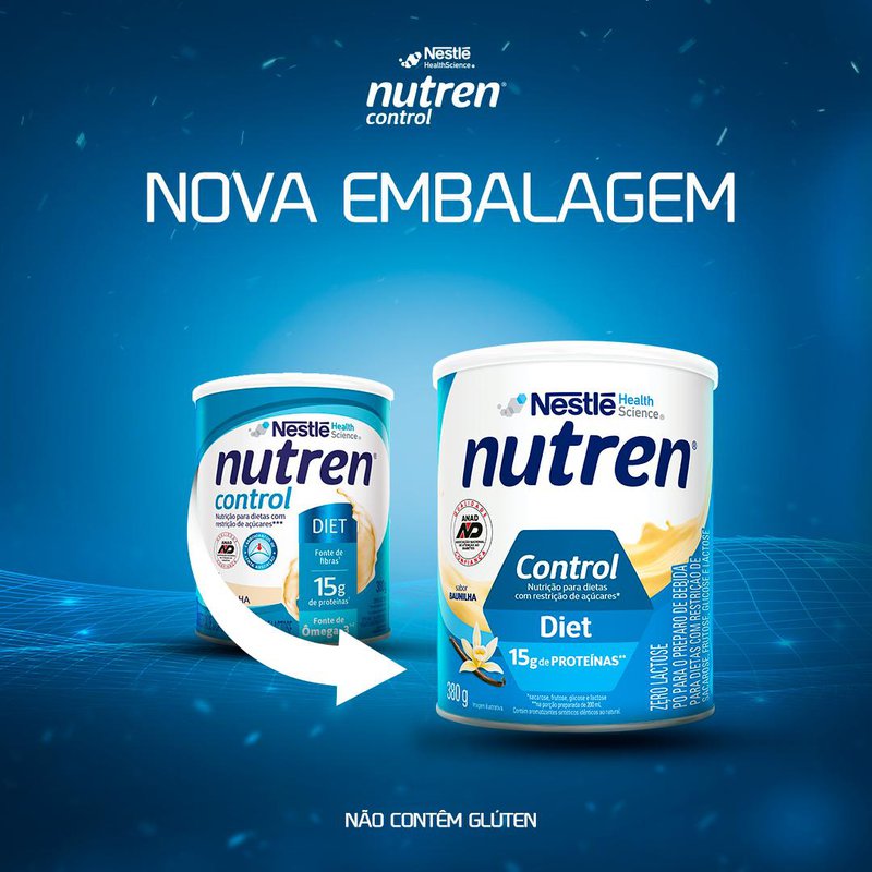 Complemento Alimentar Nutren Control Pó Baunilha - 740g