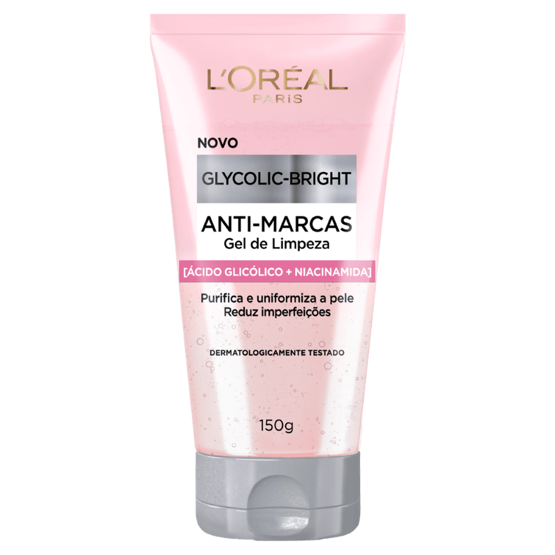 Gel de Limpeza Antimarcas L'oréal Paris Glycolic-Bright - 150g