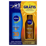 Kit-Protetor-Solar-Protect---Bronze-FPS-30-Nivea-Sun-200ml-Gratis-Bronzeador-Intense---Bronze-FPS-6---125ml