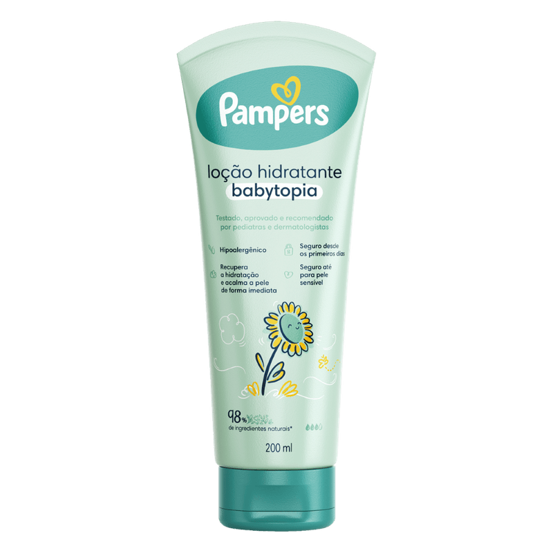 Loção Hidratante Pampers Babytopia - 200ml