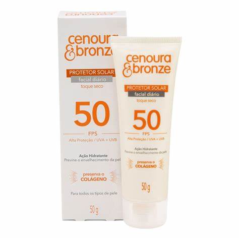 Protetor Solar Aerossol Cenoura e Bronze FPS 50 200ml