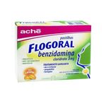 Pastilha Flogoral Laranja - 12 Unidades