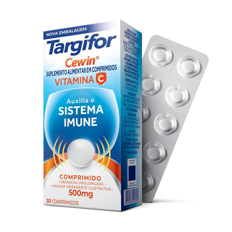 Vitamina C Targifor Cewin 500mg - 30 comprimidos