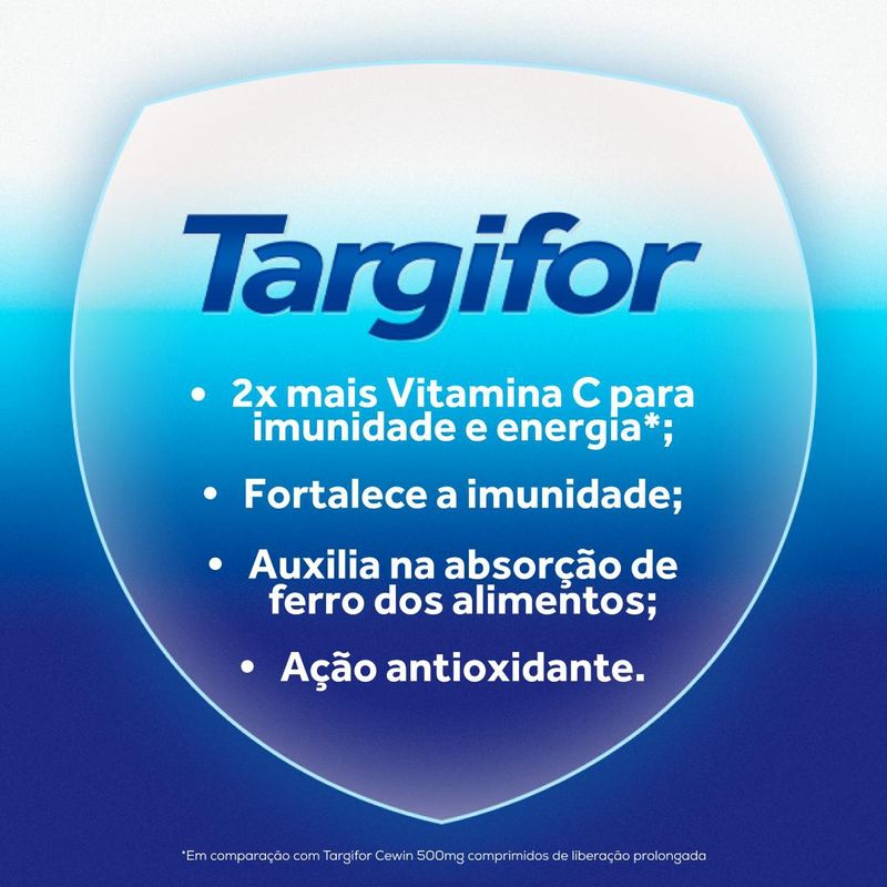 Targifor C Vitamina C e Arginina - 16 Comprimidos Efervescentes