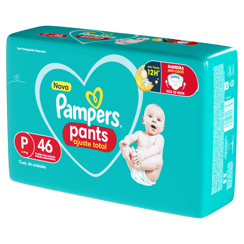 Fralda-Descartavel-Infantil-Pants-Pampers-Ajuste-Total-P-3-a-8kg-Pacote-46-Unidades