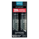 Desodorante-Jato-Seco-Aerossol-Invisible-Black-72h-Above-Men-Extreme-2-Unidades-200ml-Cada