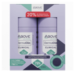 Desodorante--Roll-On-72h-Above-Women-Derma-Clinical-2-Unidades-50ml-Cada