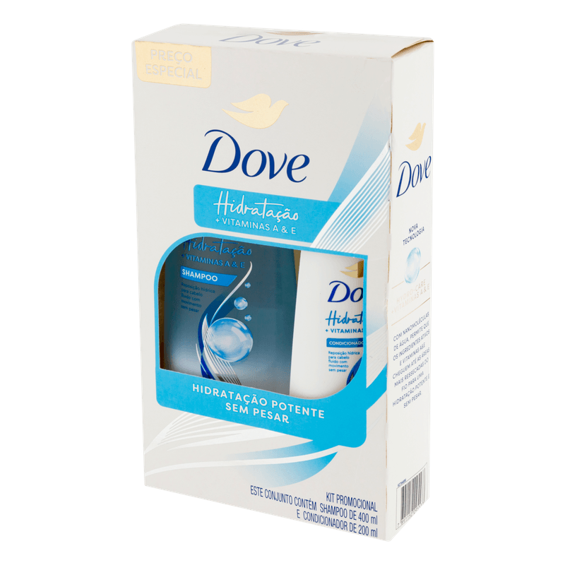 Shampoo-400ml---Condicionador-200ml-Vitamina-A---B-Dove-Hidratacao-