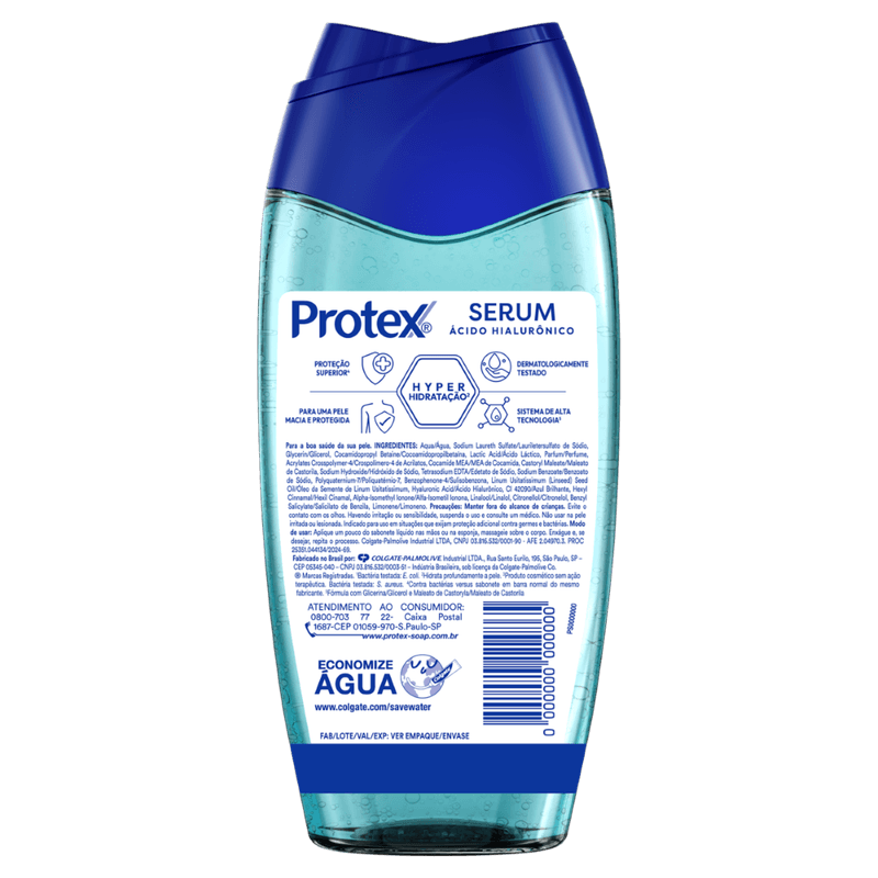 Sabonete-Liquido-Antibacteriano-Protex-Serum-Acido-Hialuronico---250ml