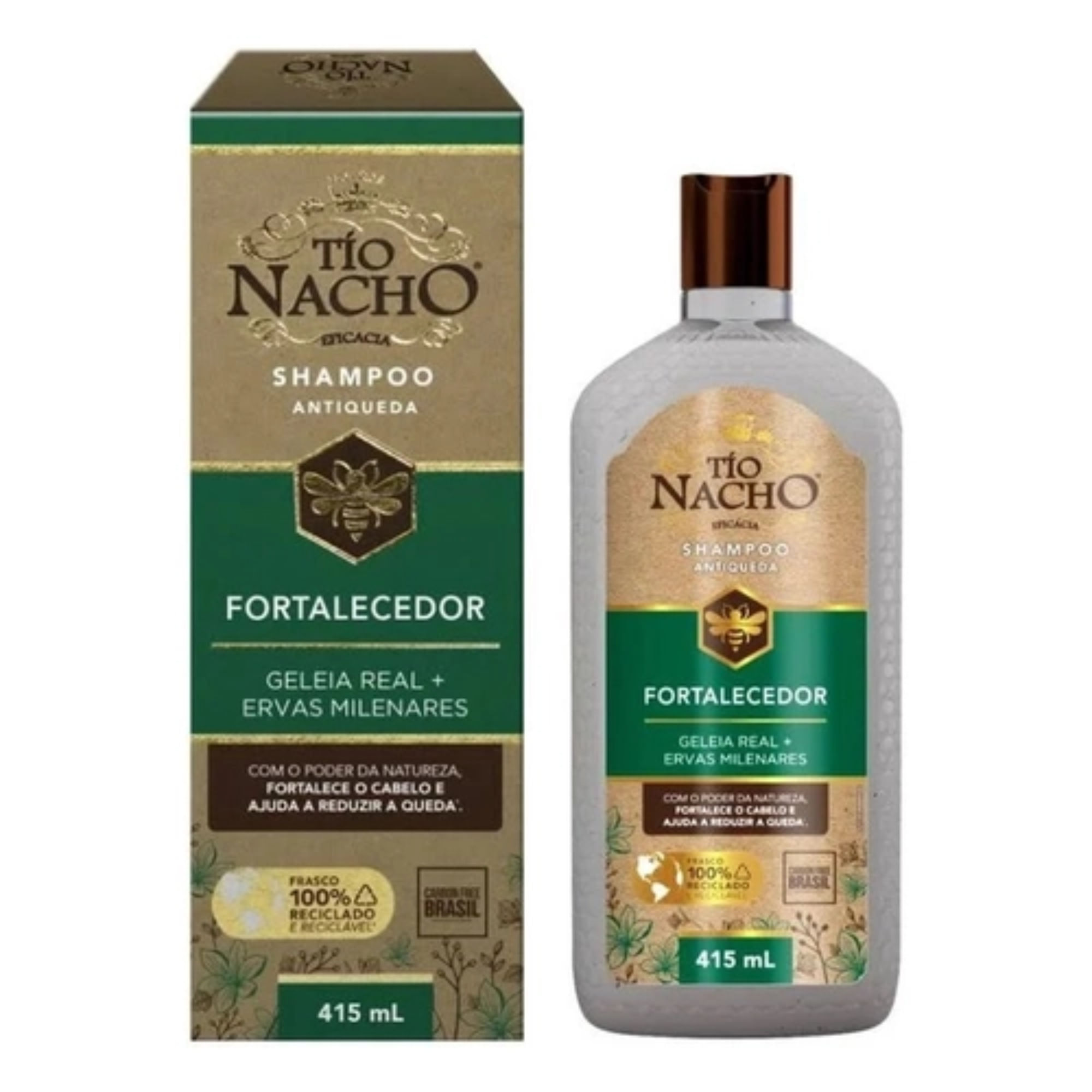 Shampoo Tio Nacho - Antiqueda Ervas Milenares - 415ml - FARMALIFE