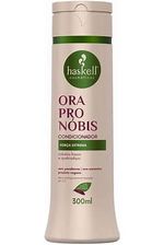 Condicionador-Haskell-Ora-Pro-Nobis-hidratacao-capilar-nutricao-profunda-fortalecimento-dos-fios-cabelos-saudaveis-formula-vegana-brilho-maciez-300ml